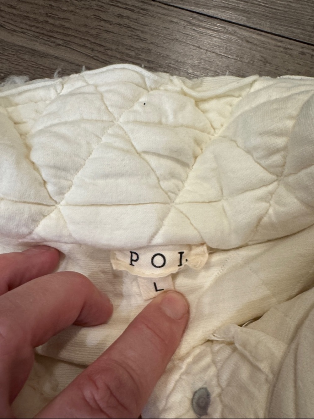 🆕 POL Cream Quilted Jacket L. NWT!💥 - Picture 9 of 11